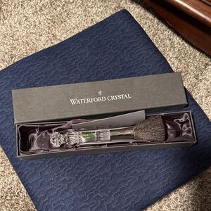Waterford Crystal makeup brush vintage